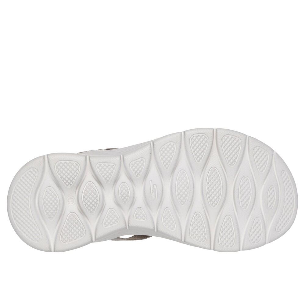 Sandalia Mujer Skechers Slip-ins Go Walk Flex Glimmer Taupe 3/5