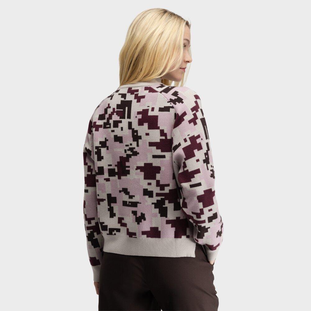 Women Golf 's quarter-zip sweater Fade-W Pink Pink 6/7