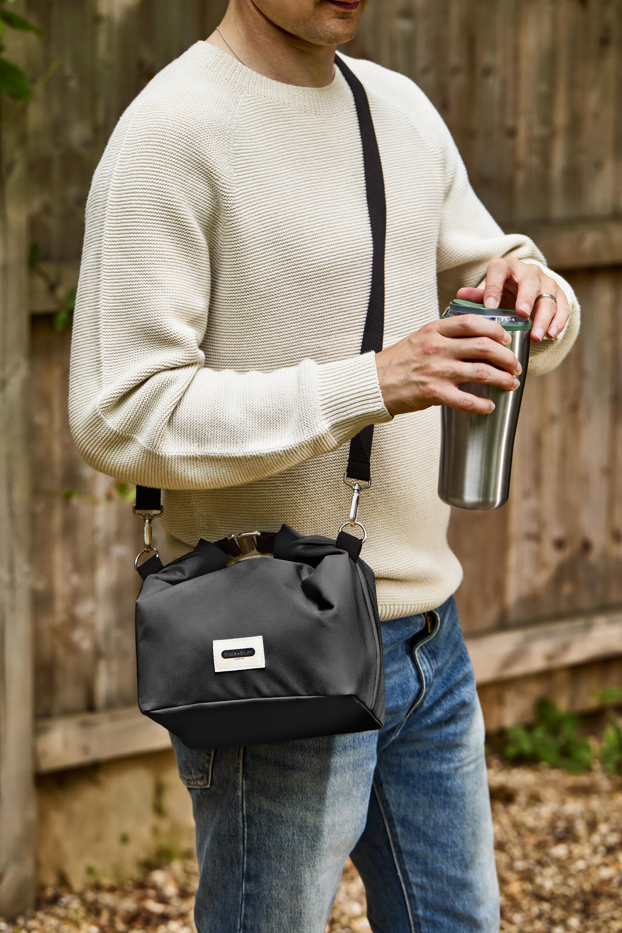 LUNCH BAG ISOTHERME- NOIR-10L-ÉTANCHE-ECO-RESPONSABLE 4/5