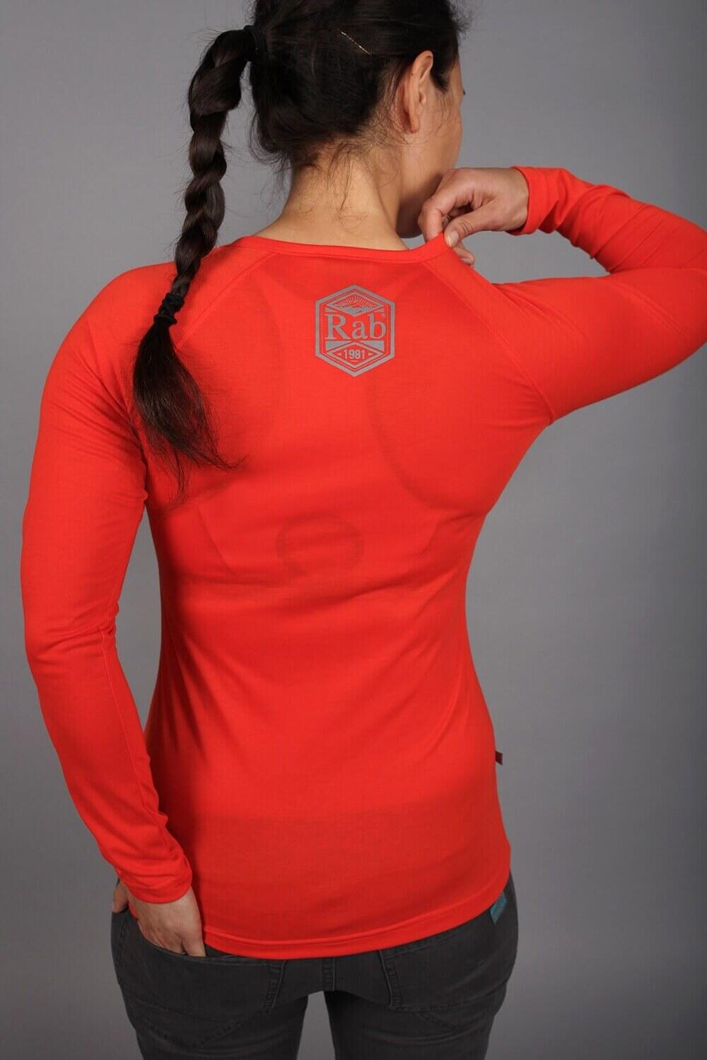Koszulka z długim rękawem damska Rab CRIMP LS TEE WMNS 6/6