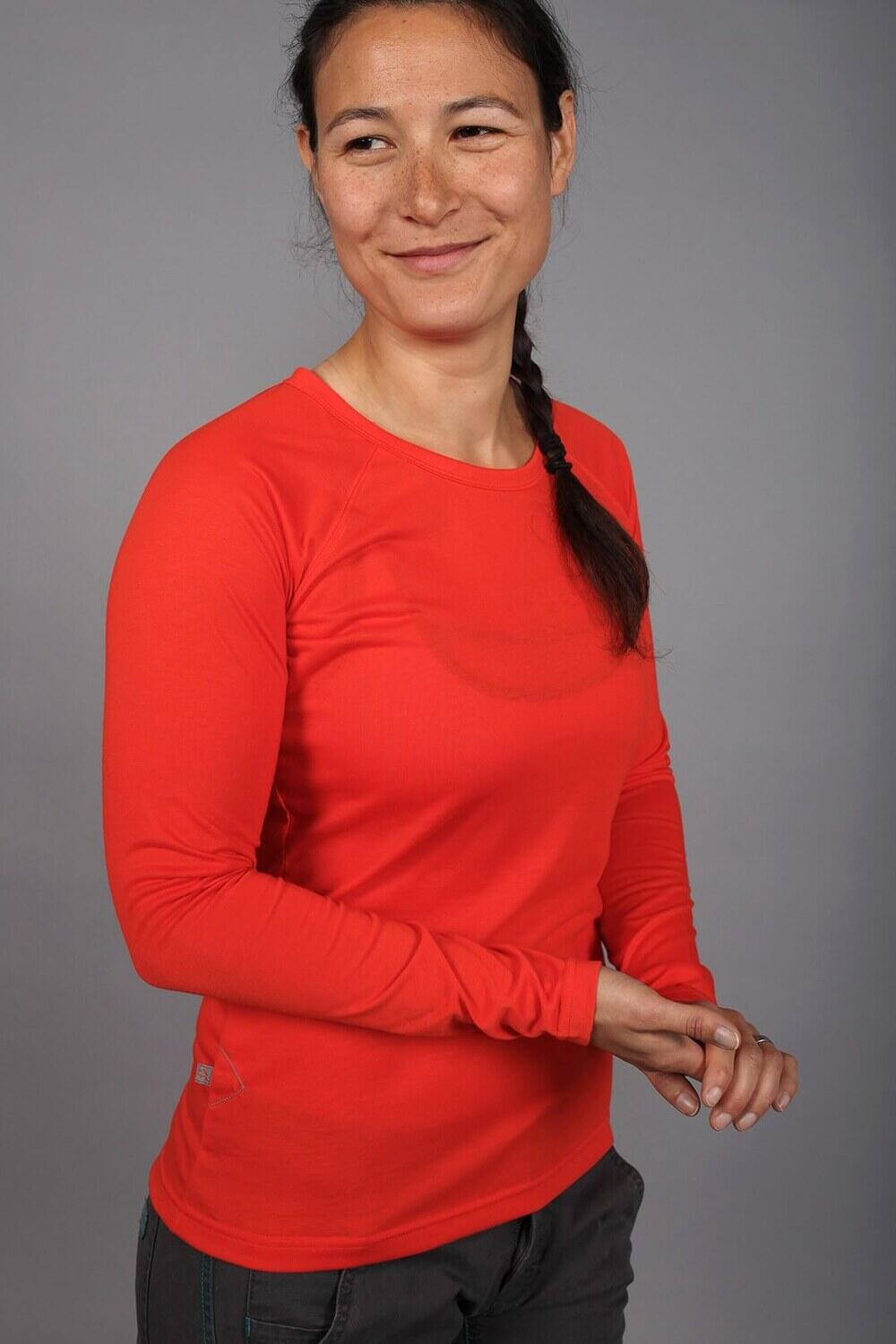 Koszulka z długim rękawem damska Rab CRIMP LS TEE WMNS 5/6