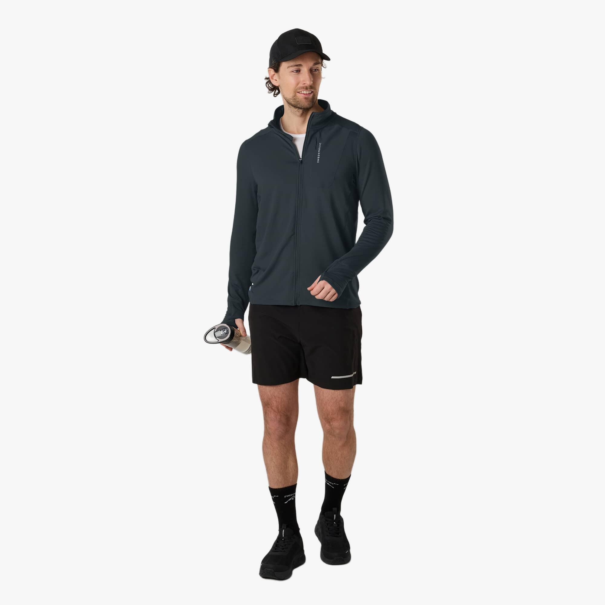 Felpa da allenamento da escursionismo da uomo Ultra Light Tech Midlayer Full Zip 3/6