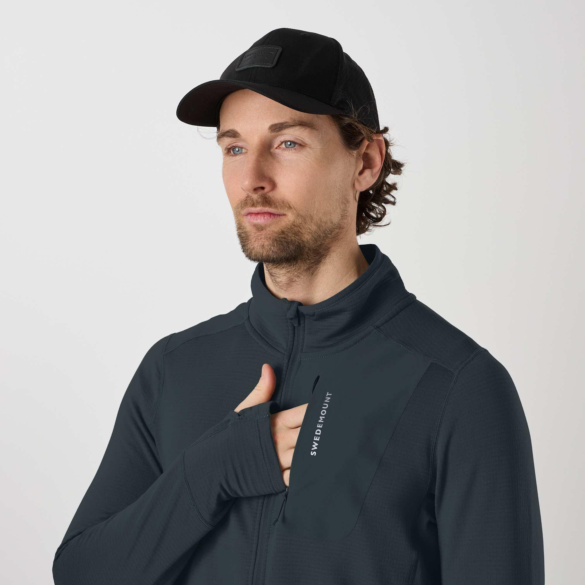 Felpa da allenamento da escursionismo da uomo Ultra Light Tech Midlayer Full Zip 5/6