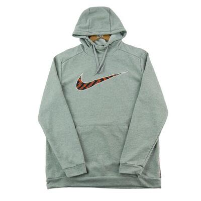 Tweedehands - nike dri-fit heren hoodie grijs - goede staat