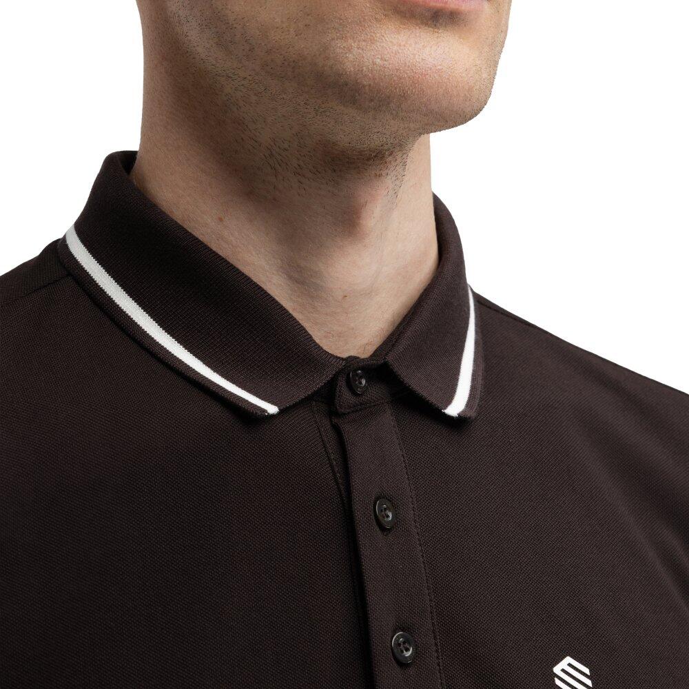 Herren Golf piqué-poloshirt Pinehurst Dark Brown Braun 4/8