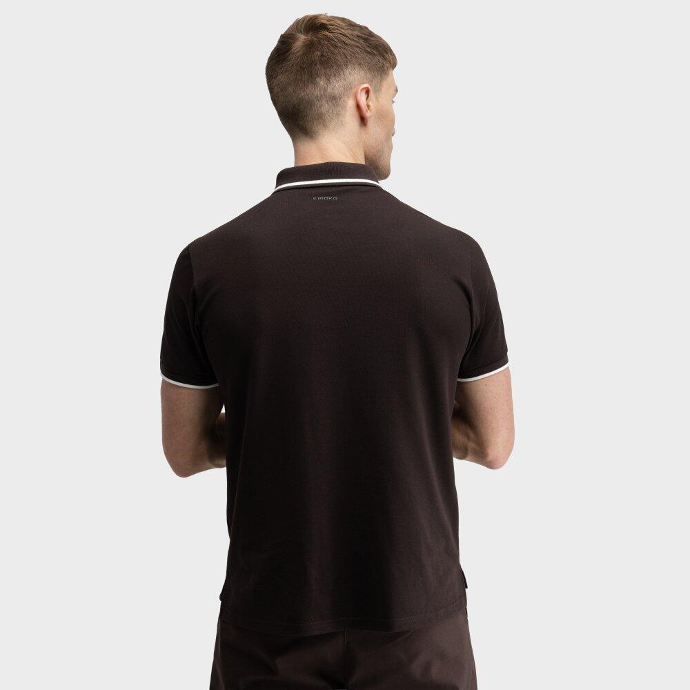 Herren Golf piqué-poloshirt Pinehurst Dark Brown Braun 6/8