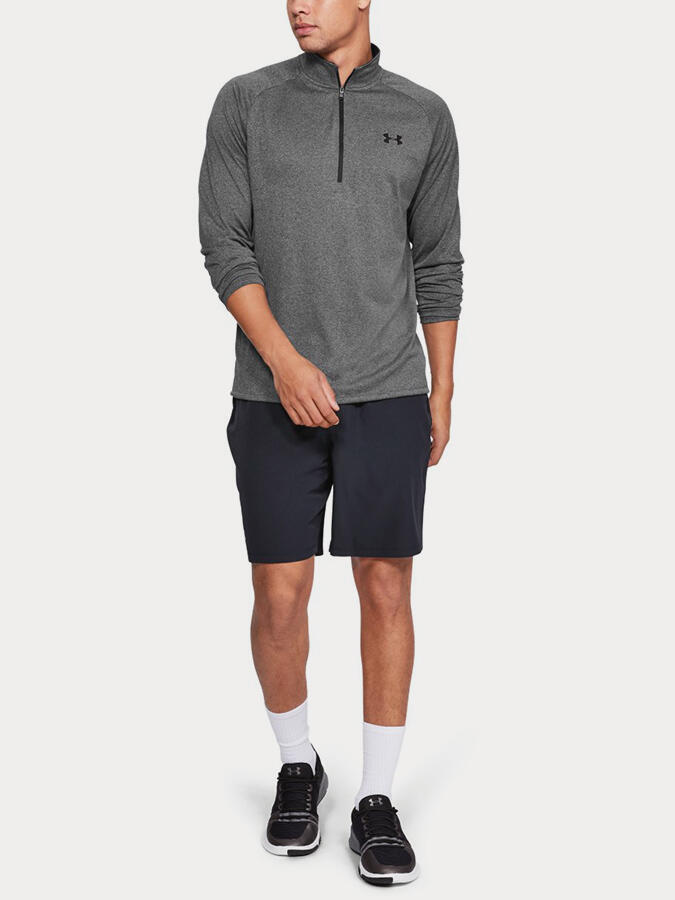 Maglia Tecnica Mezza Cerniera Uomo Under Armour 2.0 Carbone Con Toni Porpora 5/7