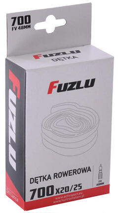 Dętka do opon do roweru rowerowa 700x20/25 Fuzlu FV 48mm