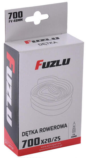 Dętka do opon do roweru rowerowa 700x20/25 Fuzlu FV 48mm