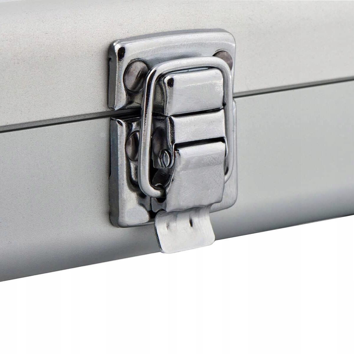 ALUMINIOWE ETUI NA RAKIETKĘ DO TENSIA STOŁOWEGO GEWO POKROWIEC SREBRNY 4/5