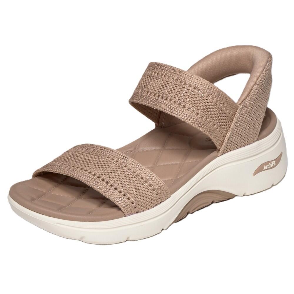 Y Ligera Sandalia Mujer Skechers Slip-ins Arch Fit 2 Taupe 3/7