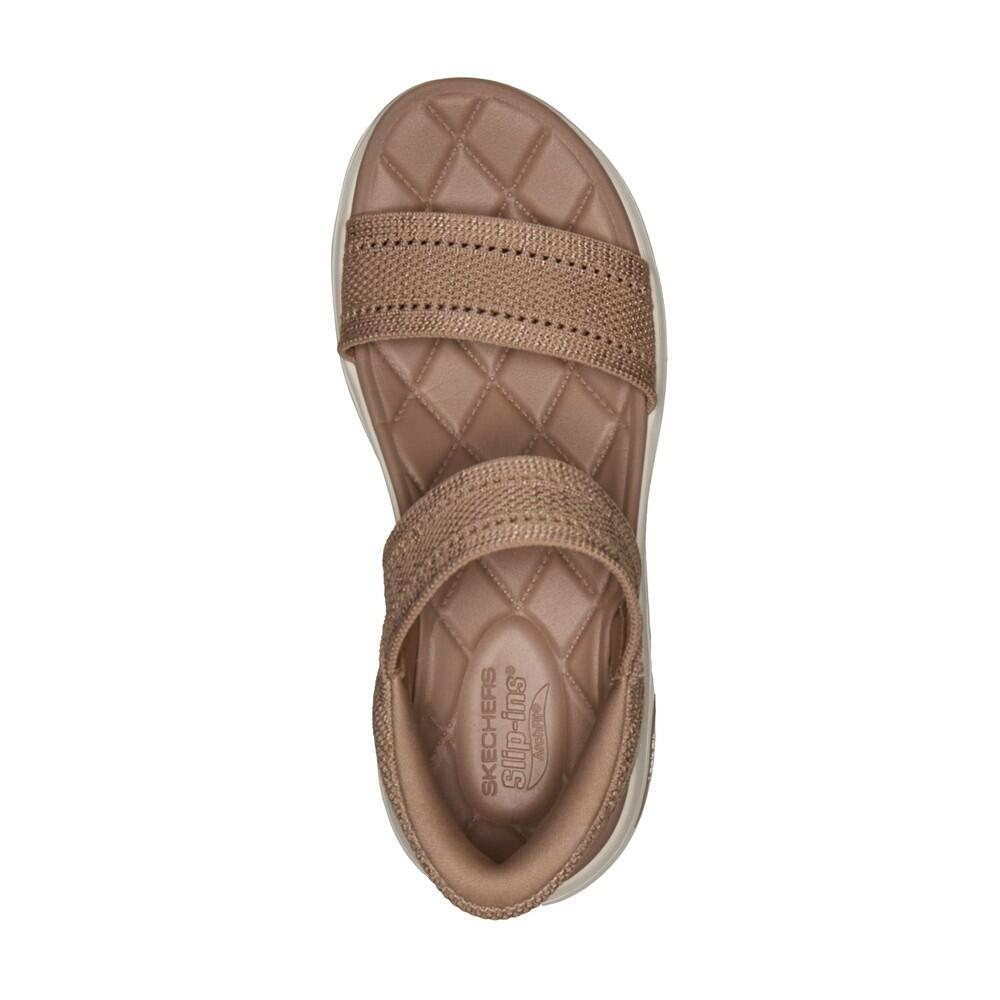 Y Ligera Sandalia Mujer Skechers Slip-ins Arch Fit 2 Taupe 5/7