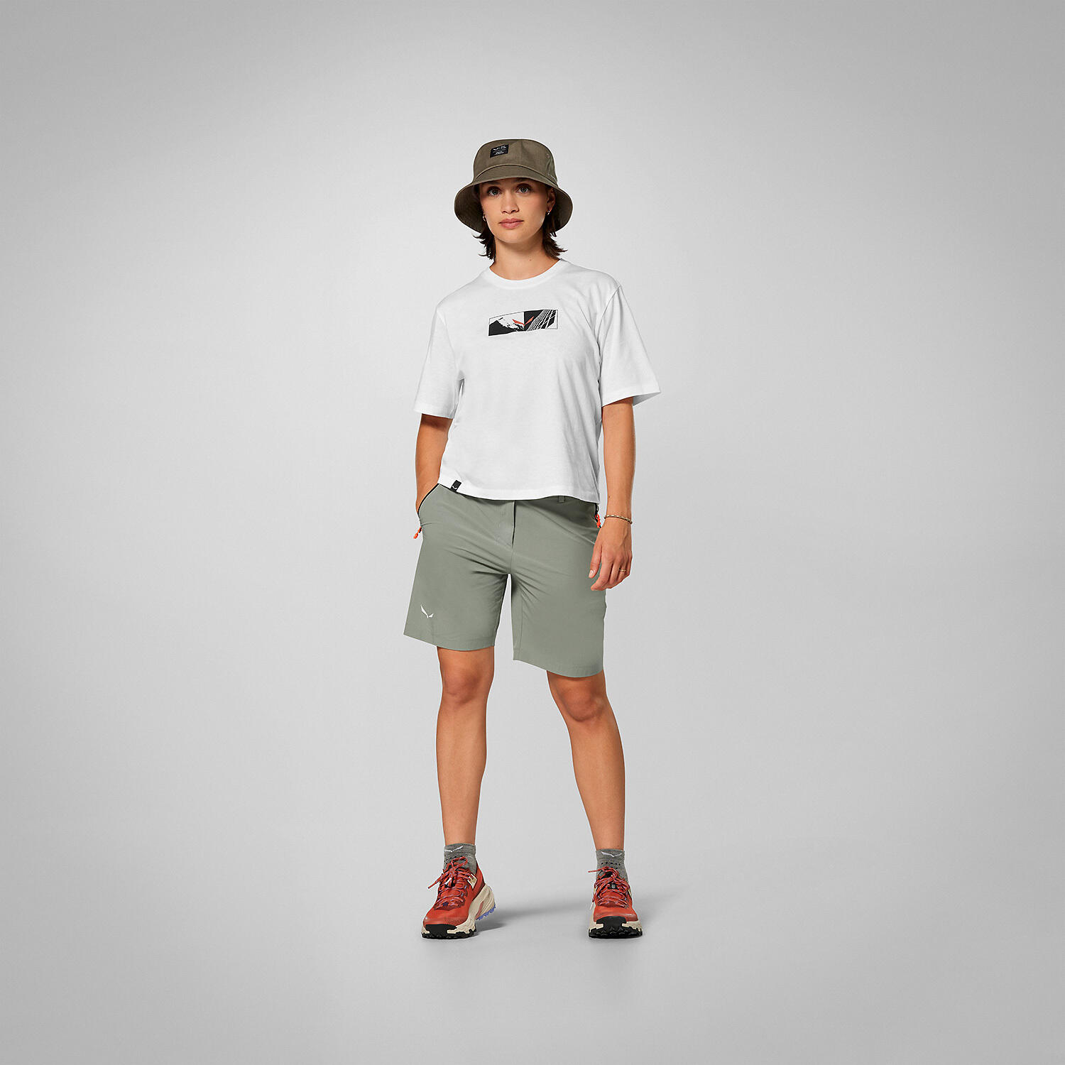 Compressieshorts voor dames Salewa Puez Talvena DST 3/7