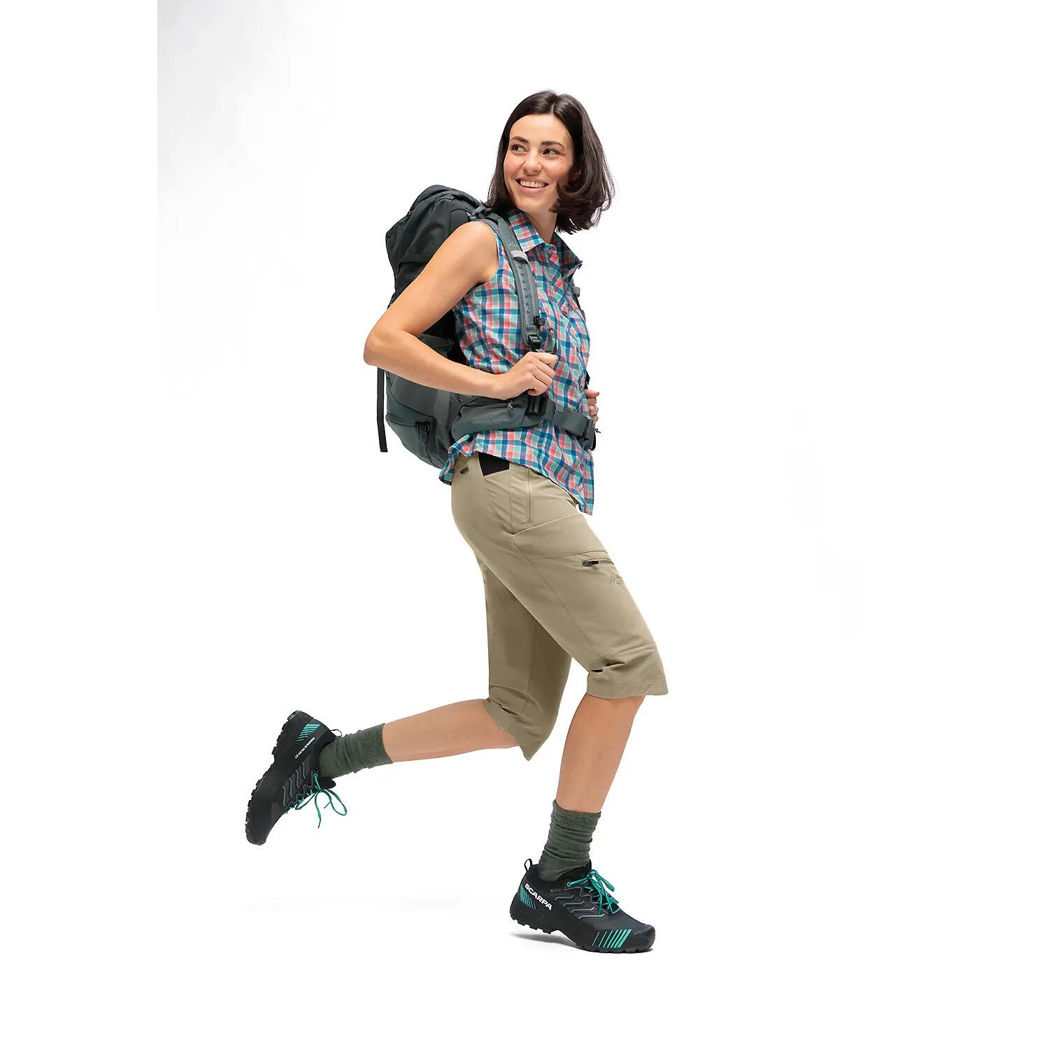 Pantalón de senderismo slim mujer Maier Sports Capri Vario 5/6