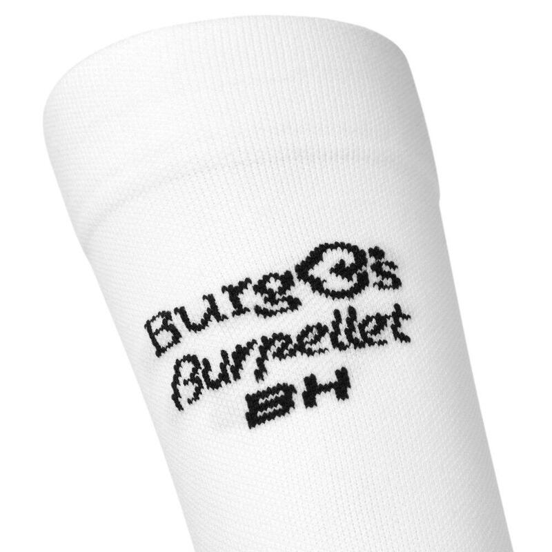 Șosete de ciclism burgos burpellet bh x siroko BBBH 26 S1 White Alb