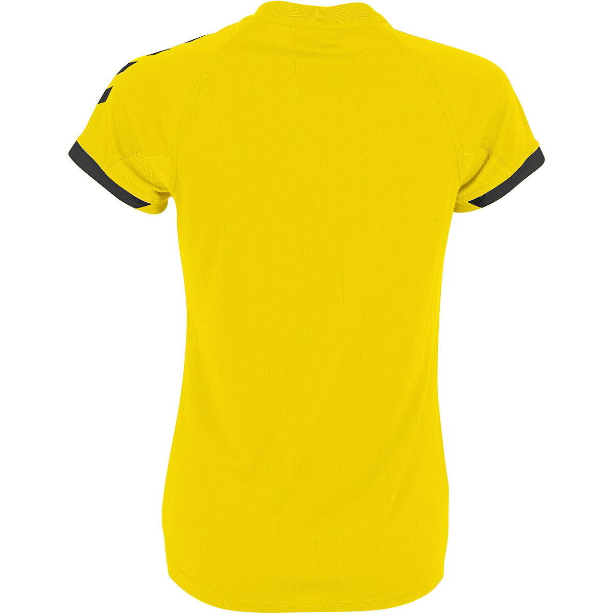Hummel Fyn Maillot Manches Courtes Femmes - Jaune / Noir 3/5
