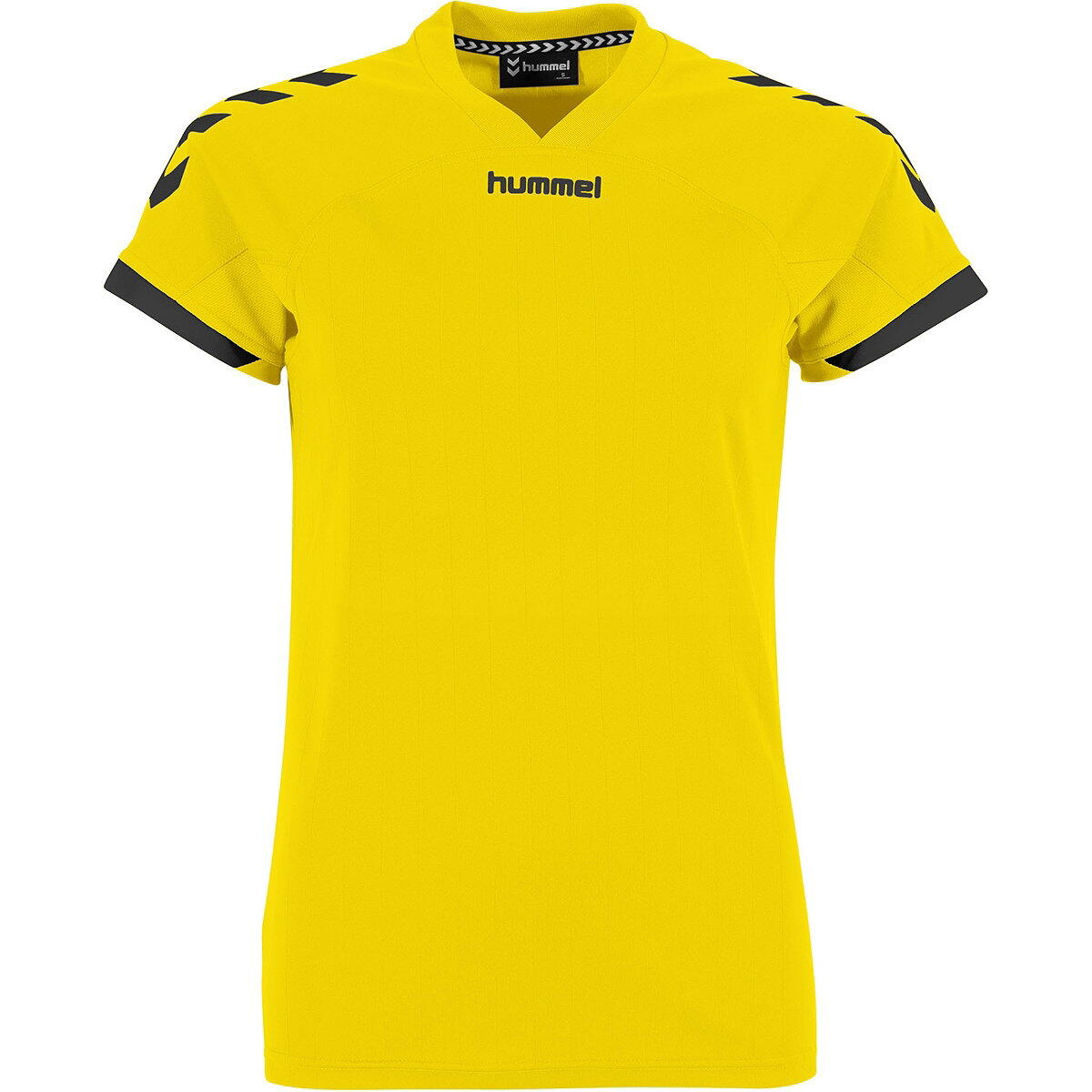 Hummel Fyn Maillot Manches Courtes Femmes - Jaune / Noir 2/5