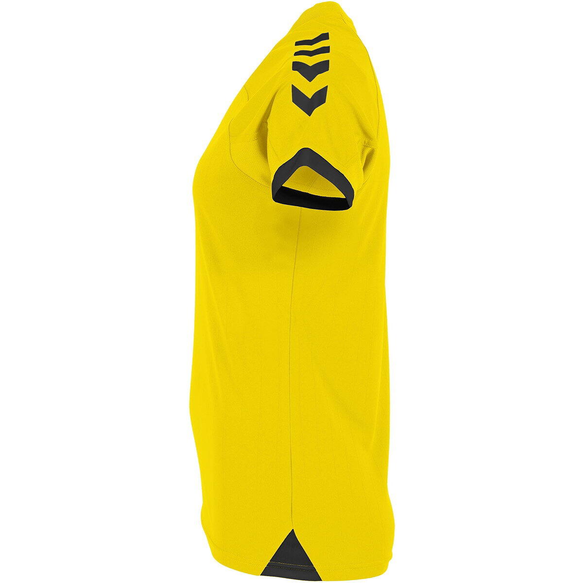 Hummel Fyn Maillot Manches Courtes Femmes - Jaune / Noir 4/5