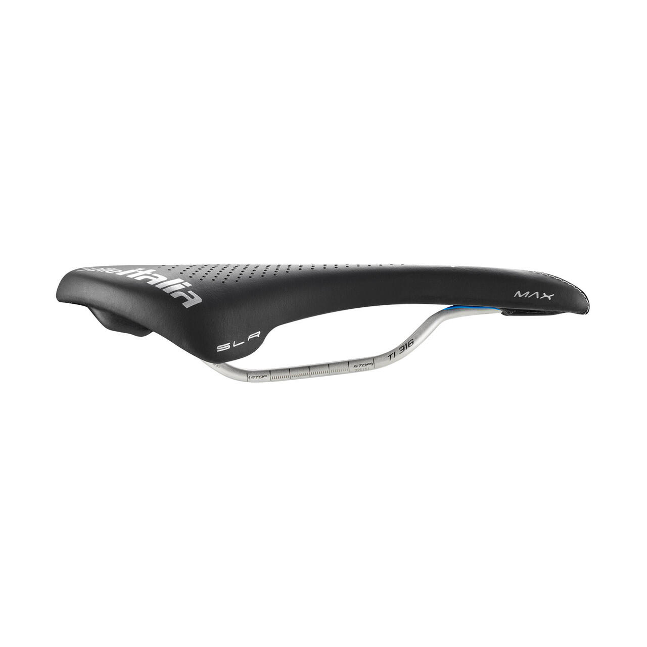 Selle MAX SLR Gel TI 316 Superflow noir 3/7