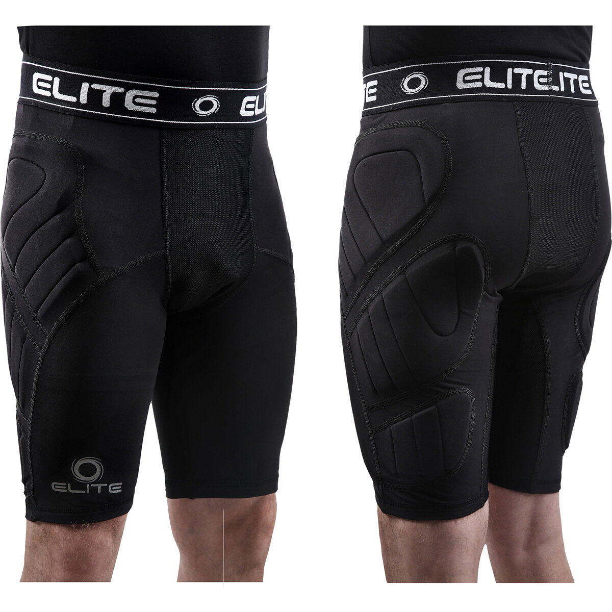 Elite Sport Body Shield Compression Short Kinder - Schwarz 2/2