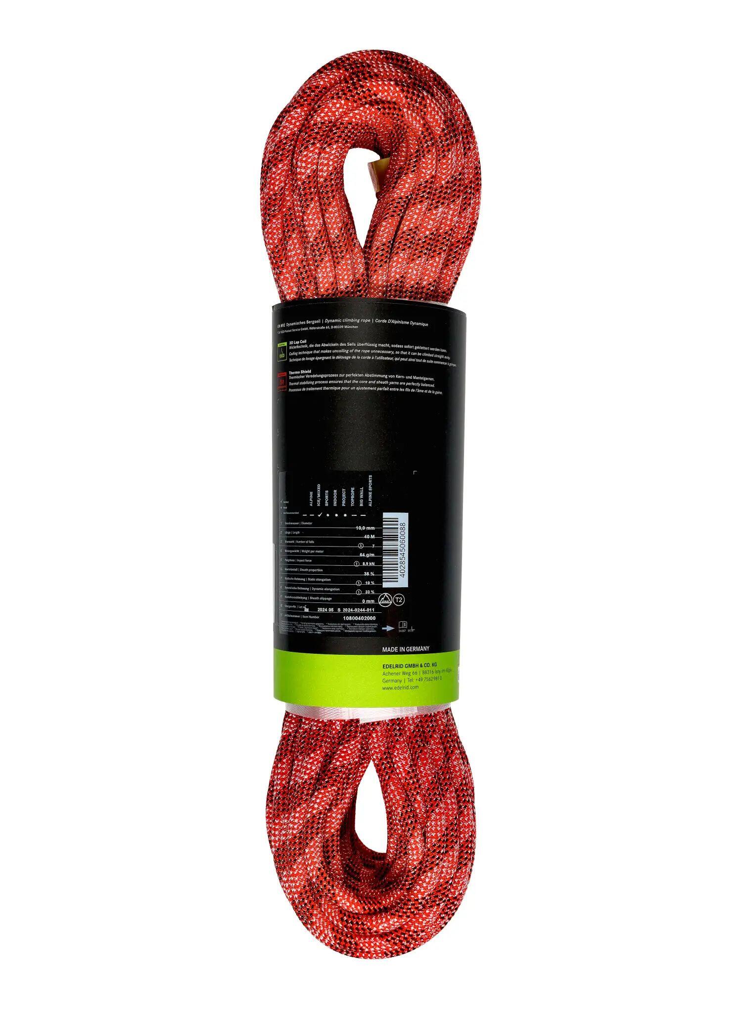 Lina wspinaczkowa Edelrid Python 10 mm 40 m 2/6