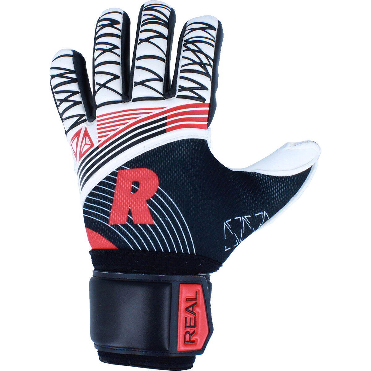 Gants de gardien enfants - coupe négative - rouge/blanc/noir 2/3