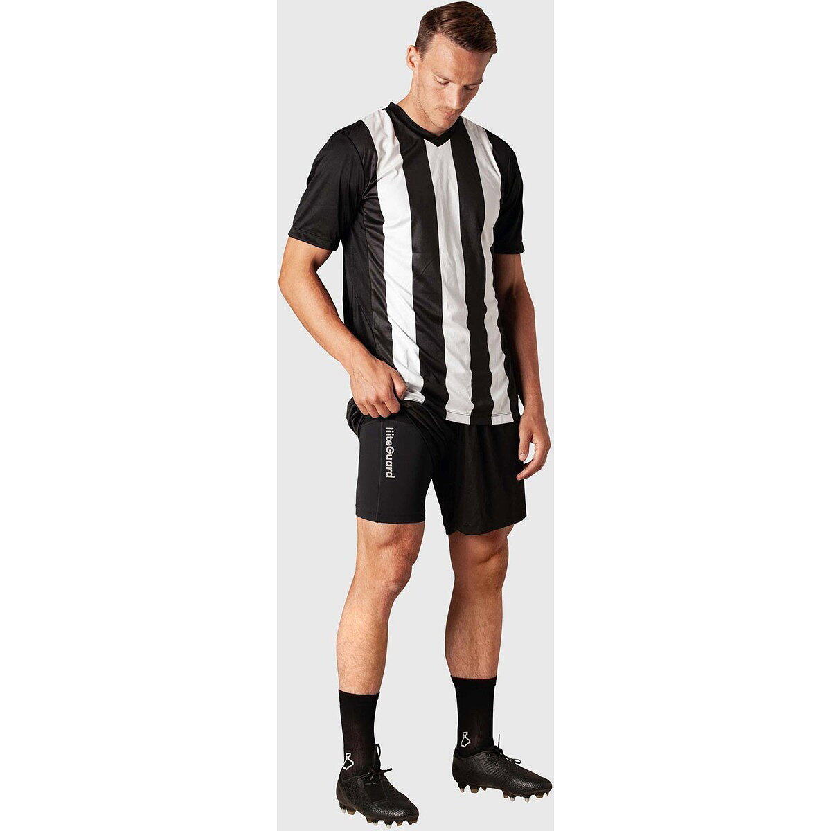 LIITEGUARD Glu-Tech Short de Compression Homme - Noir, M 2/5
