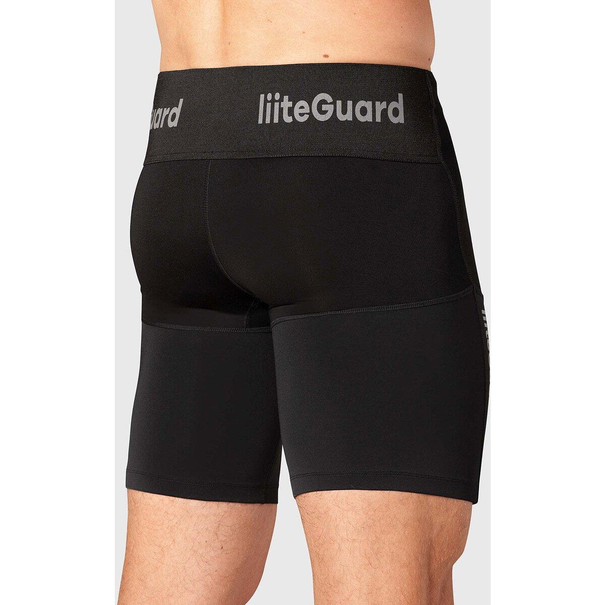 LIITEGUARD Glu-Tech Short de Compression Homme - Noir, M 4/5