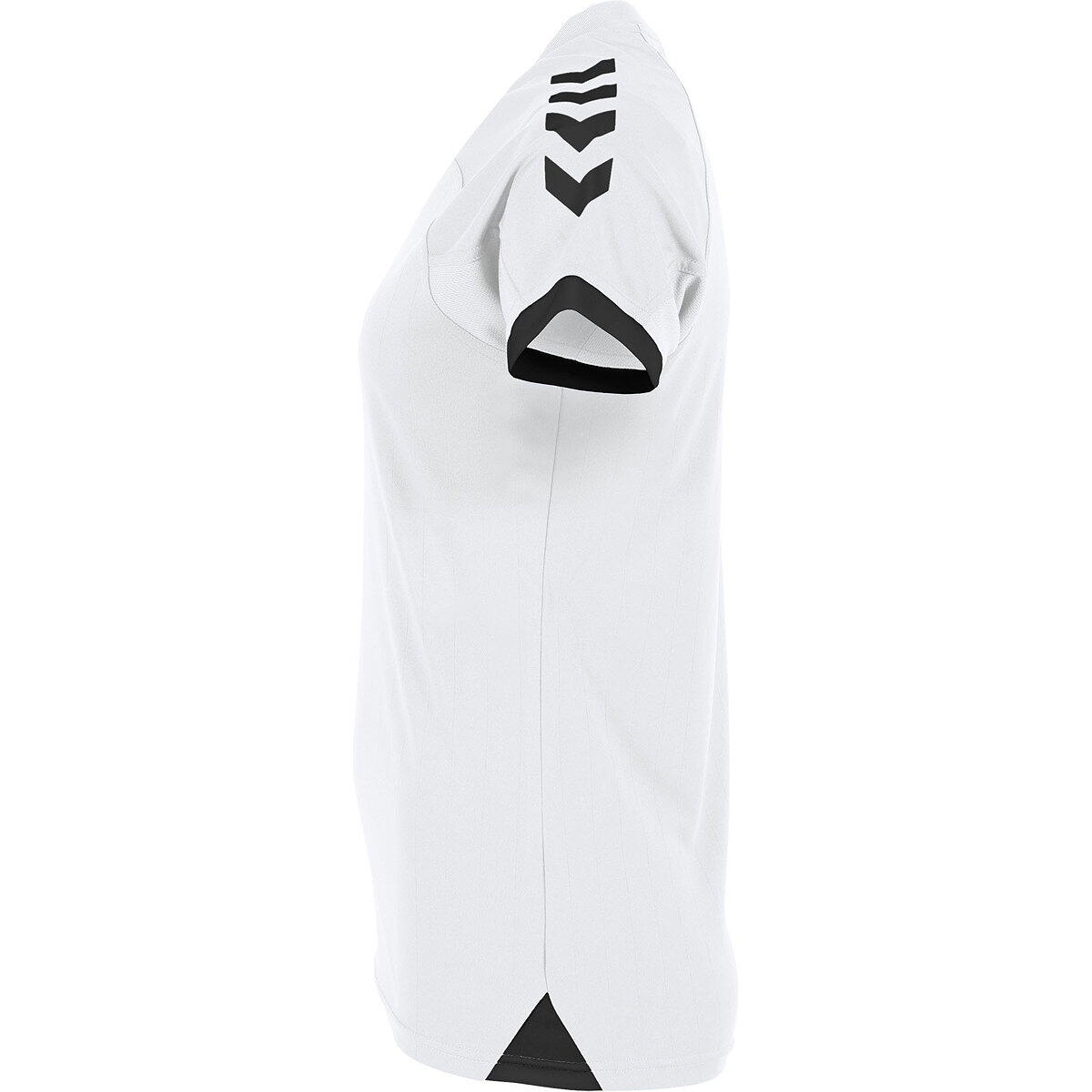 Hummel Fyn Shirt Korte Mouw Dames - Wit / Zwart 5/5