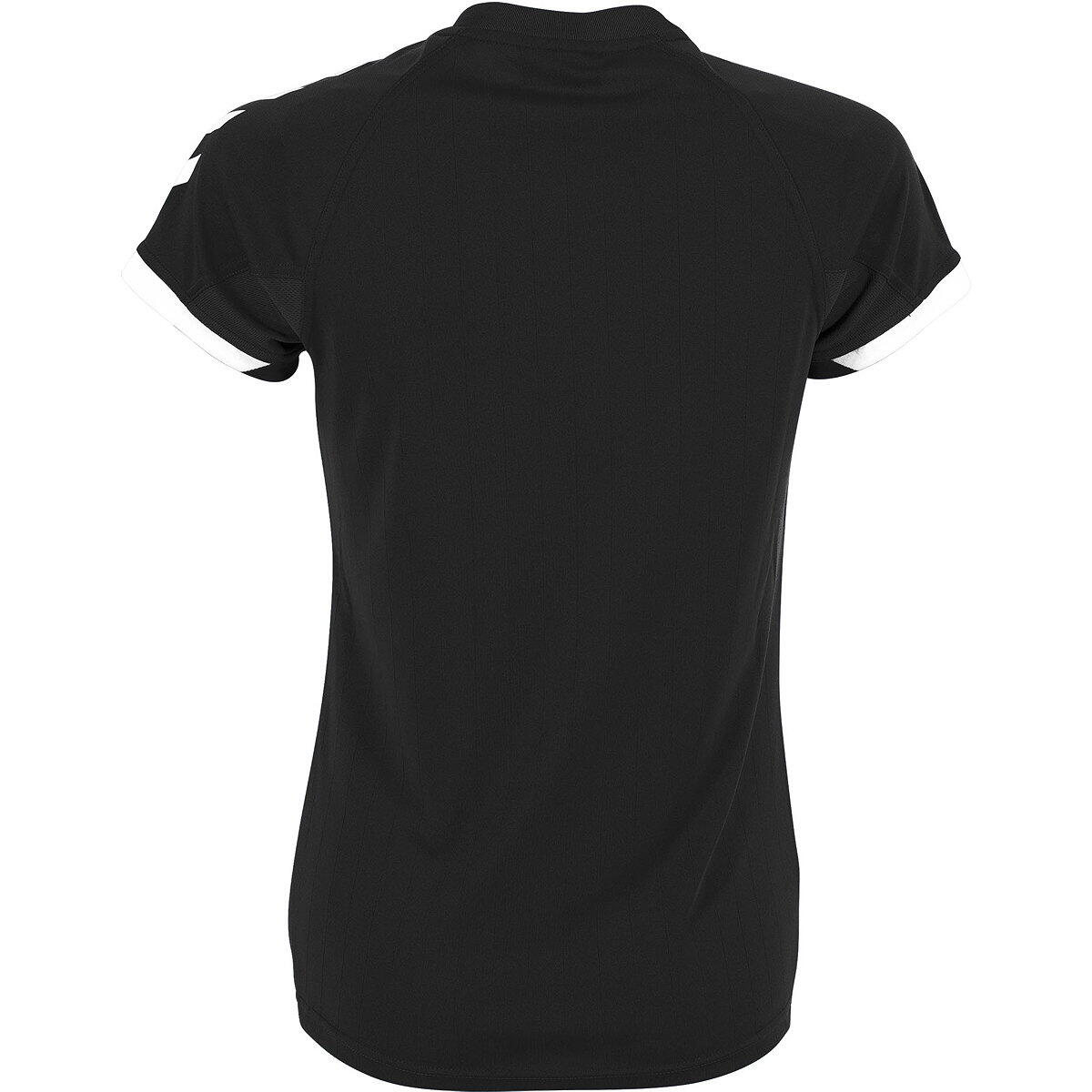 Hummel Fyn Maillot Manches Courtes Femmes - Noir / Blanc 3/5