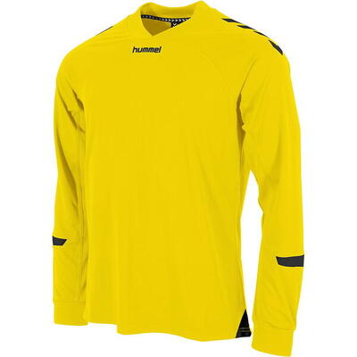 Hummel fyn voetbalshirt lange mouw heren - wit / rood