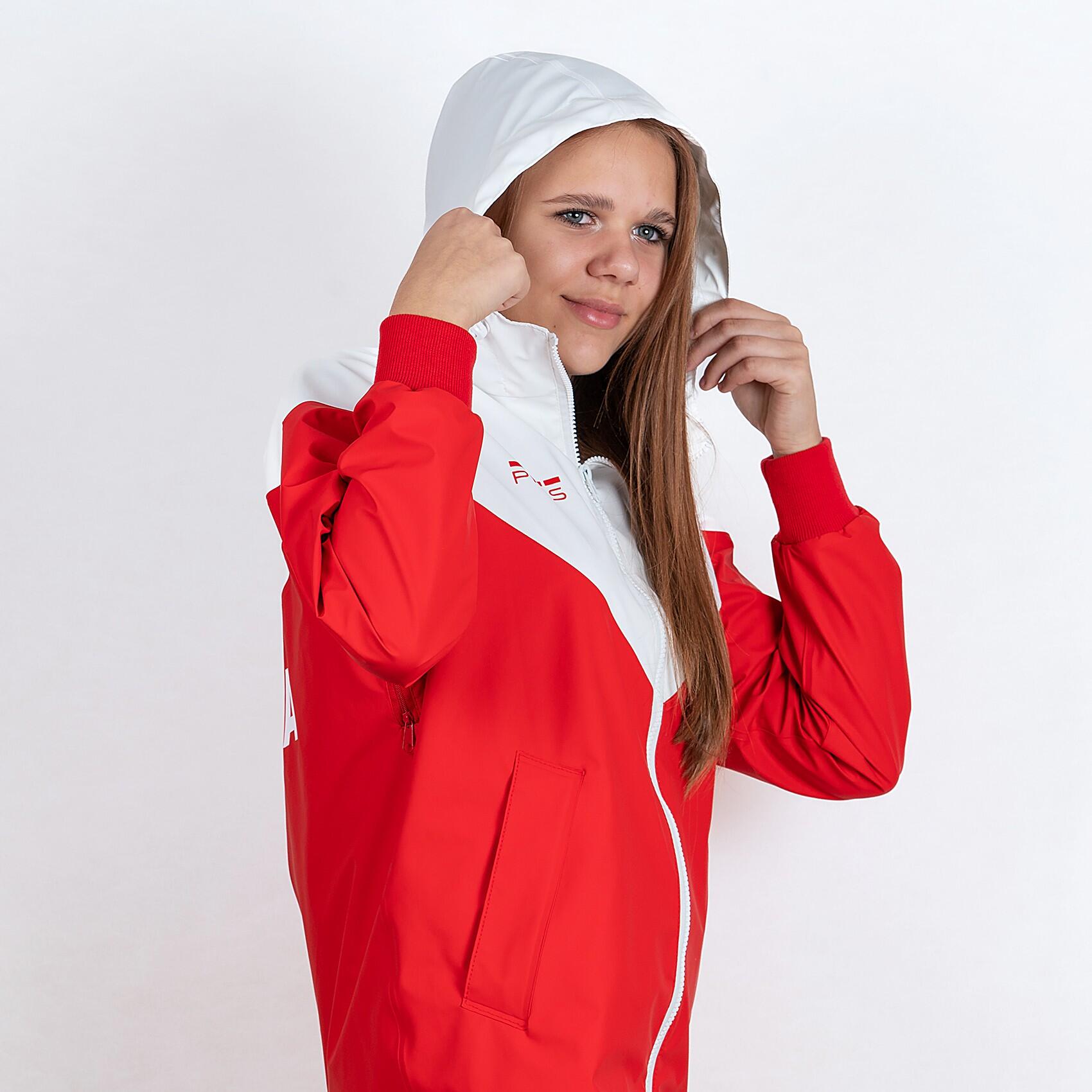 Kurtka kibica reprezentacji Polski SPORTPROS dla dziewcząt model 714 5/7