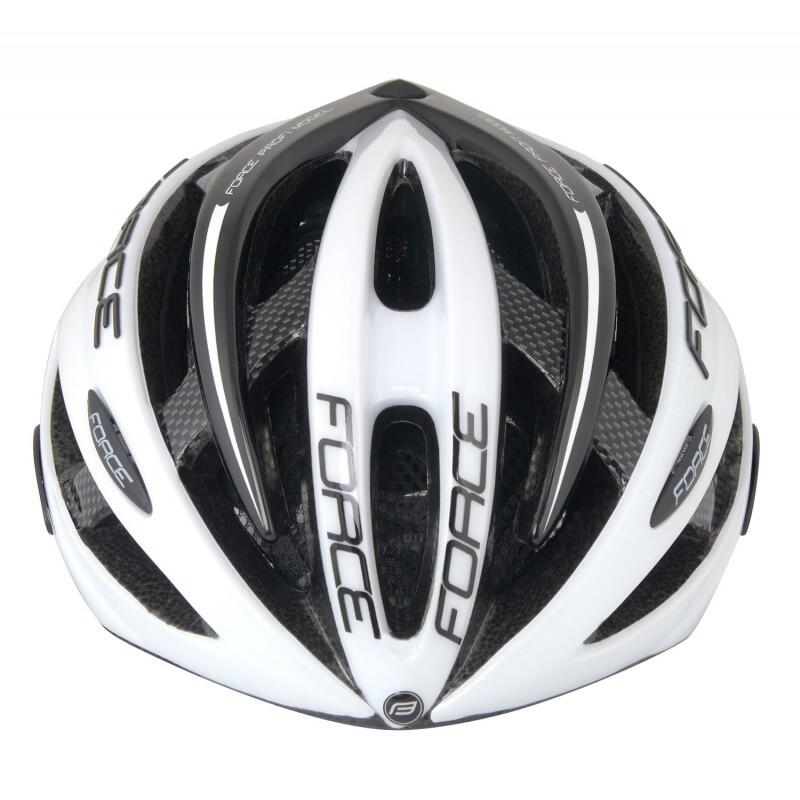 Casca Force Road Junior, alb-negru, XS-S