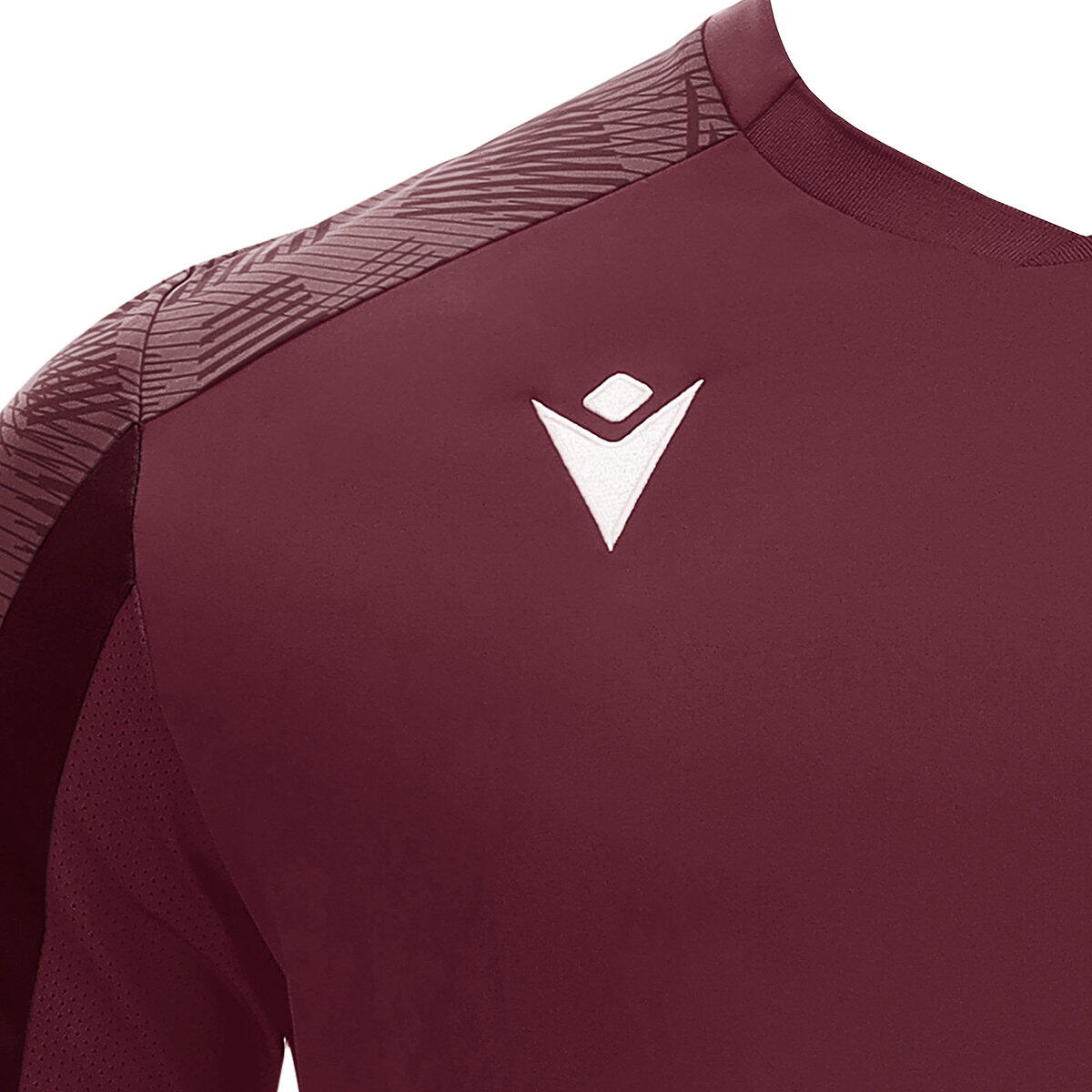 Macron Gede Maillot Manches Courtes Homme - Bordeaux - S 3/3