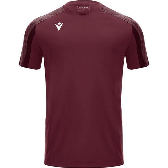 Shirt - Voetbal - Heren - Macron Gede - Ademend, Mesh inzet, V-hals - Bordeaux