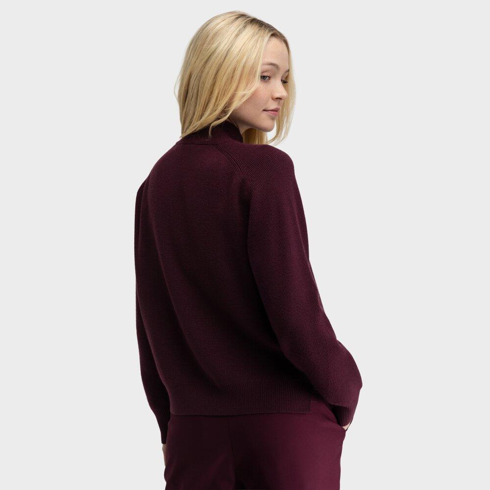 Pull de golf demi-zip femme Fade-W Cherry Rouge 6/7