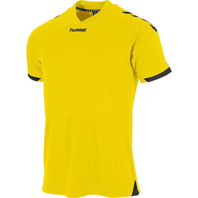 Hummel fyn heren shirt korte mouw - wit / zwart