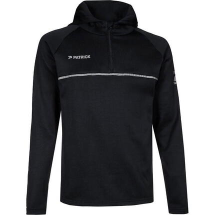 Patrick Hooded Half Zip Herren - Schwarz