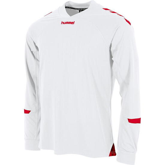 Hummel Fyn Maillot Manches Longues Homme - Blanc/Rouge