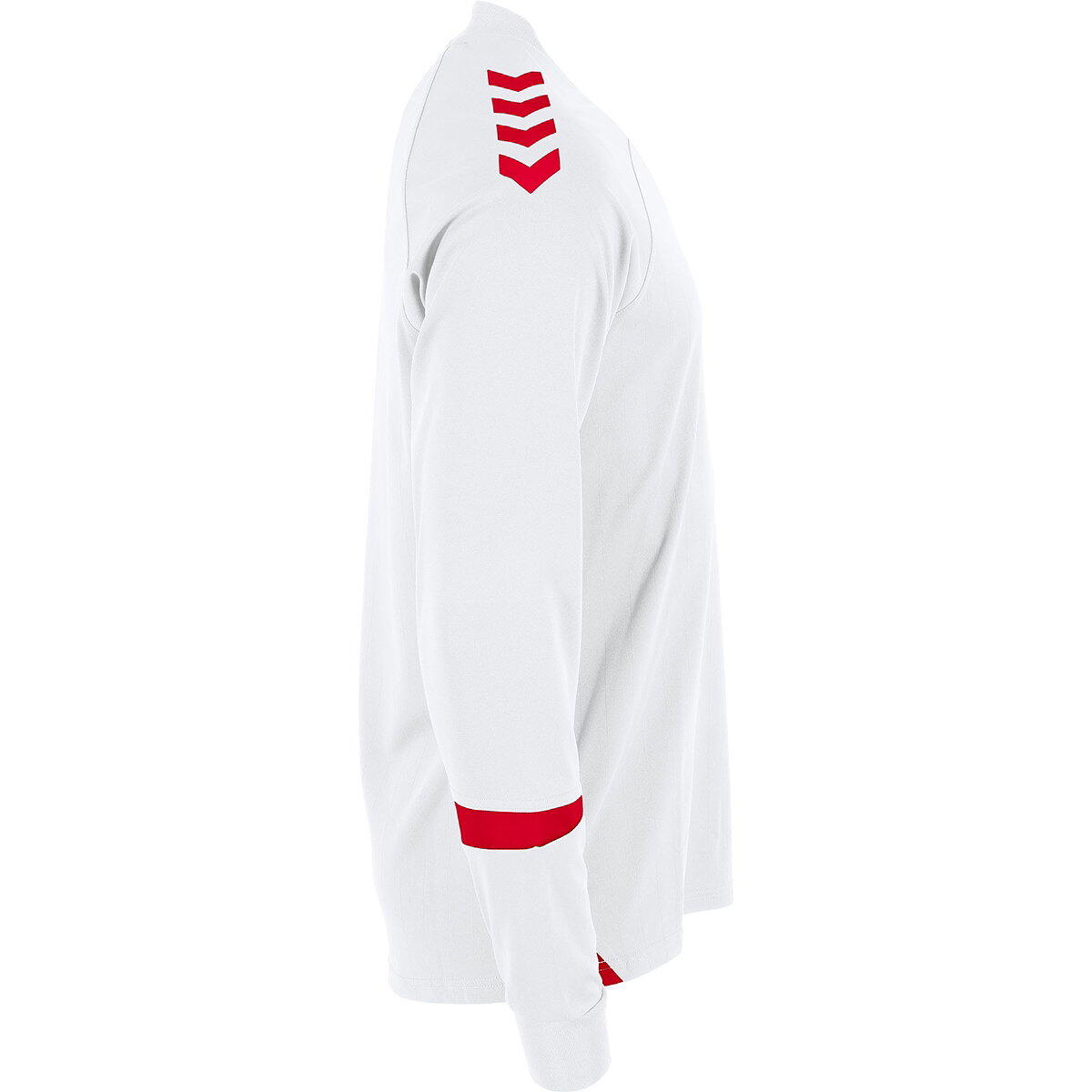 Hummel Fyn Voetbalshirt Lange Mouw Heren - Wit / Rood 4/5
