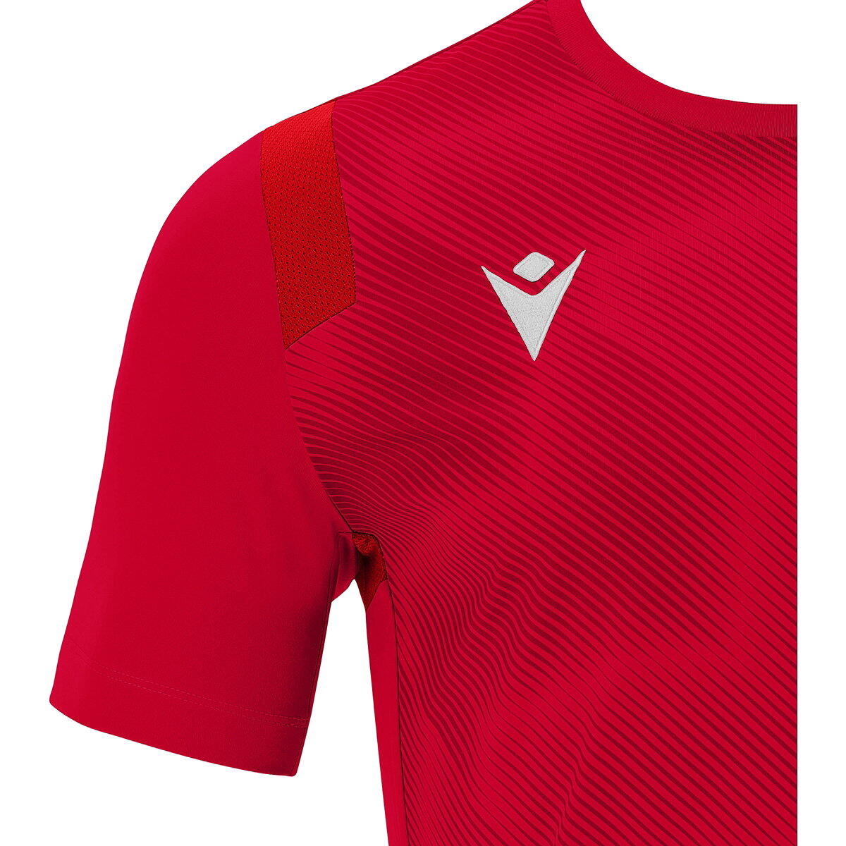 Macron Rodders Shirt Heren Korte Mouw - Rood S 3/3