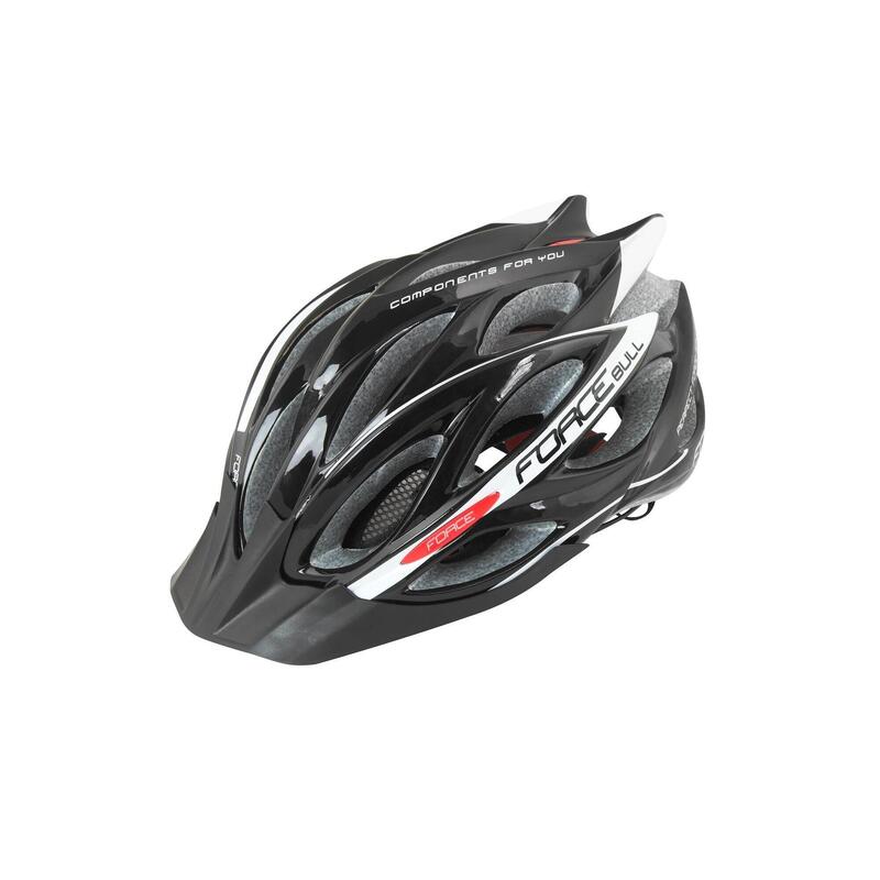 Casca Force Bull Negru/Alb L-XL