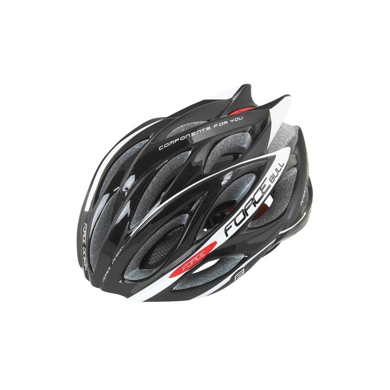 Casca Force Bull Negru/Alb L-XL