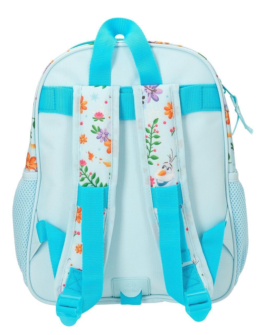 Mochila escolar adaptável a carrinho Frozen Forever 33 cm Azul Claro 2/5
