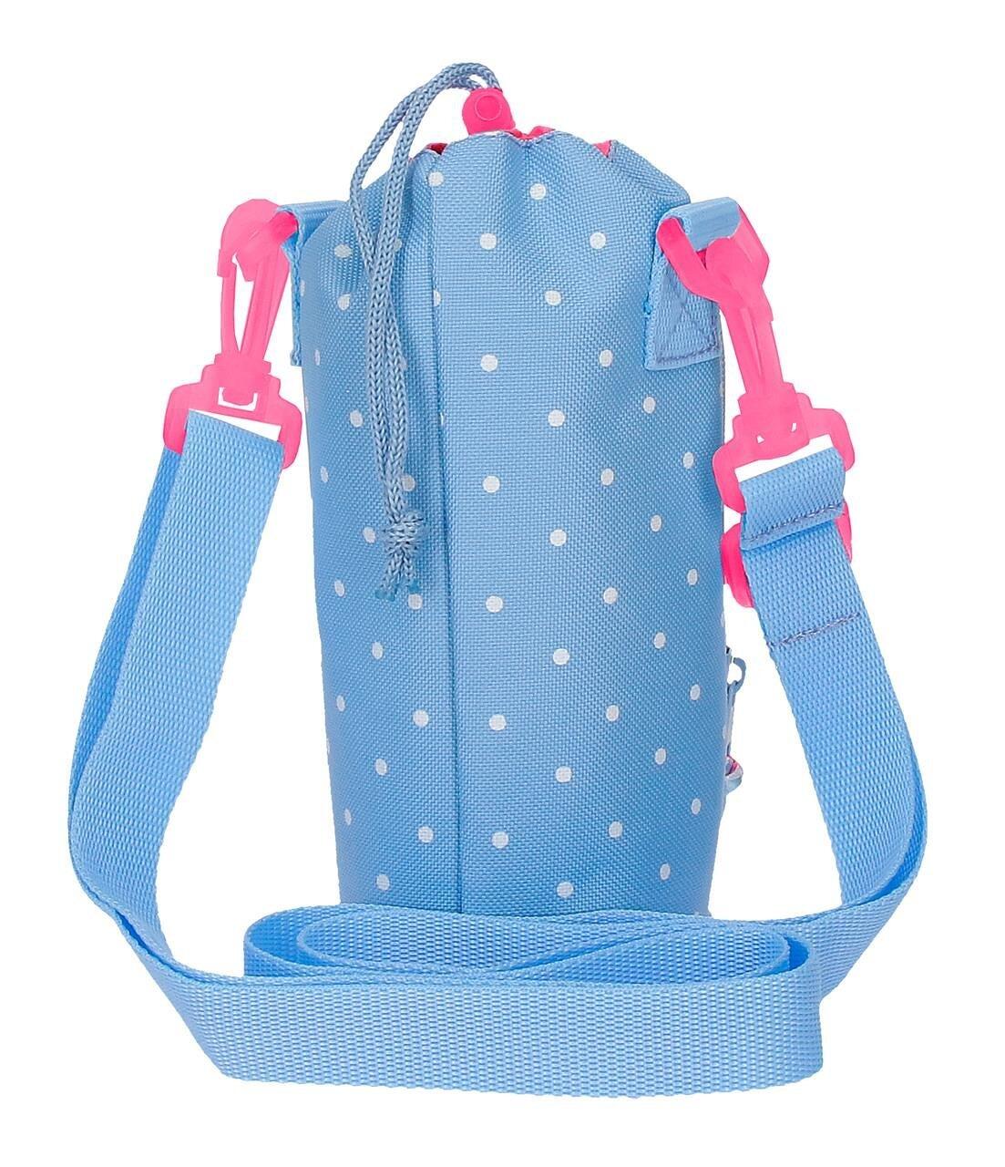 Bandolera Portabotella Minnie Flowers Azul Claro 2/5