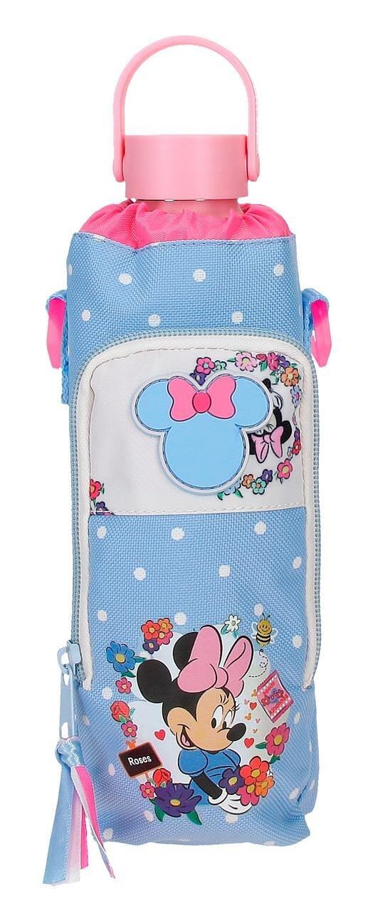 Bandolera Portabotella Minnie Flowers Azul Claro 5/5
