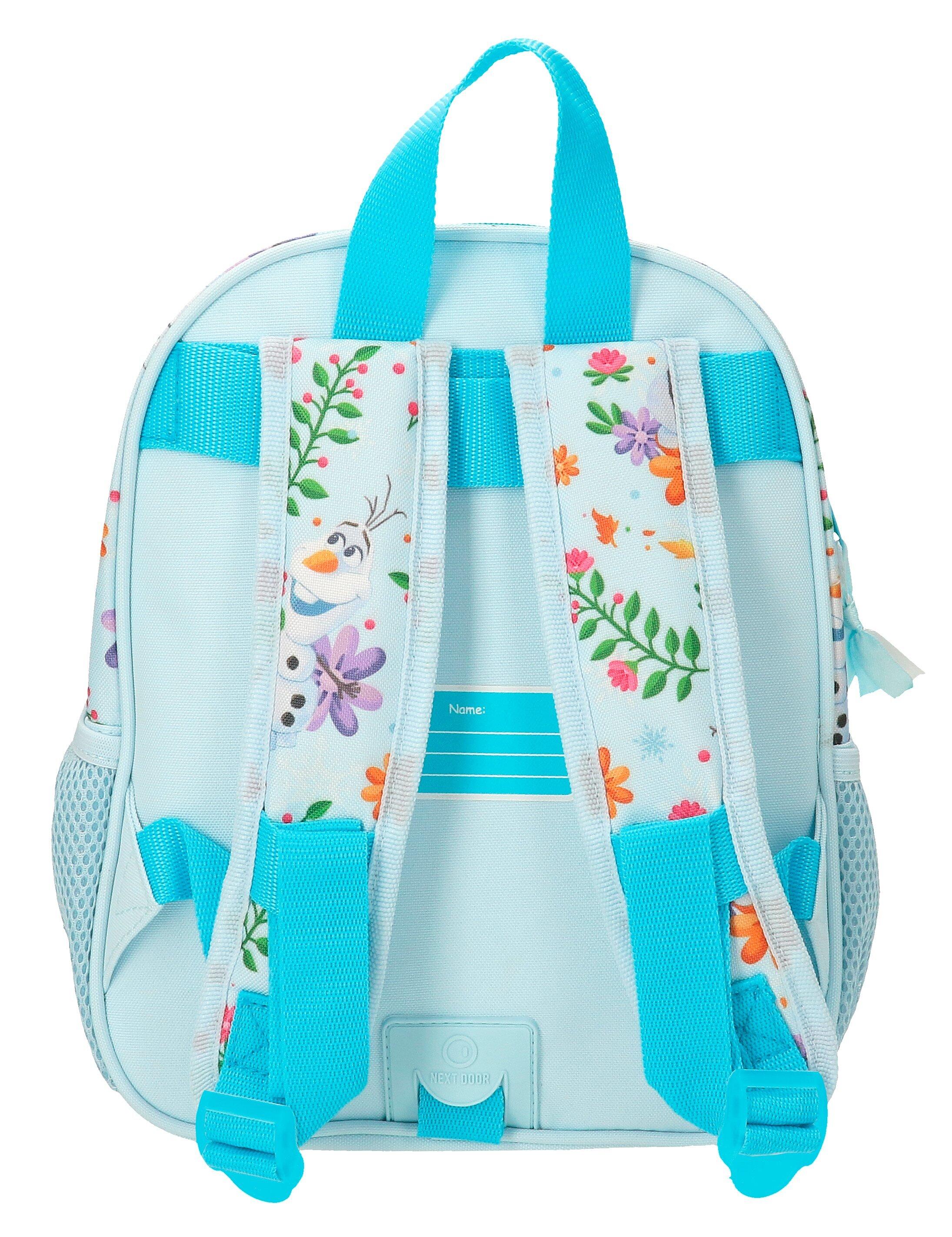 Mochila escolar adaptável a carrinho Frozen Forever 28 cm Azul Claro 2/5