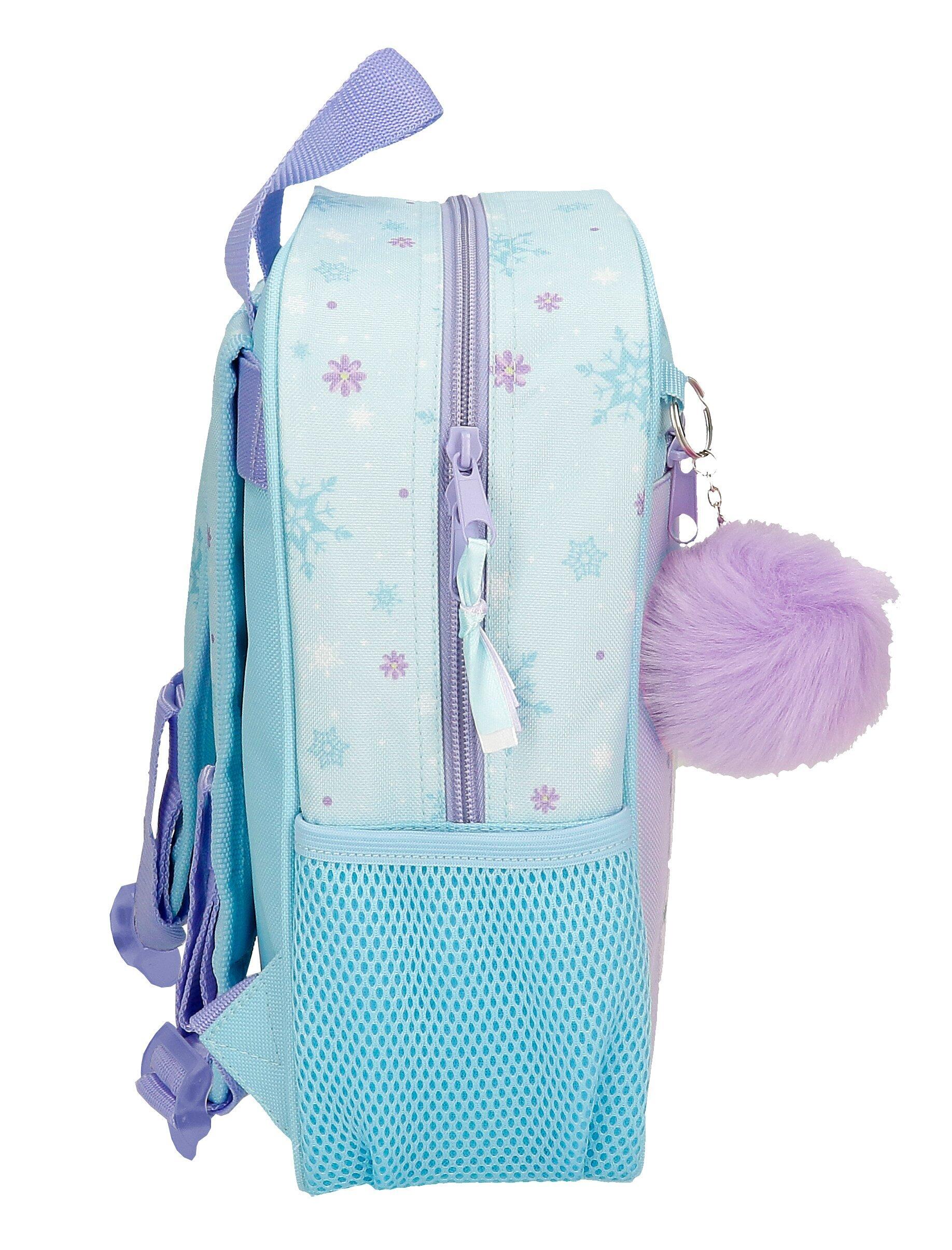 Mochila escolar adaptável a carrinho Frozen in this together 28 cm Lilás 4/5
