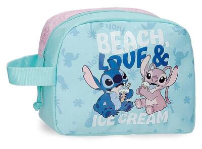 Beauty case Stitch Beach & Love Turchese