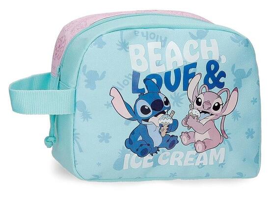 Beauty case Stitch Beach & Love Turchese